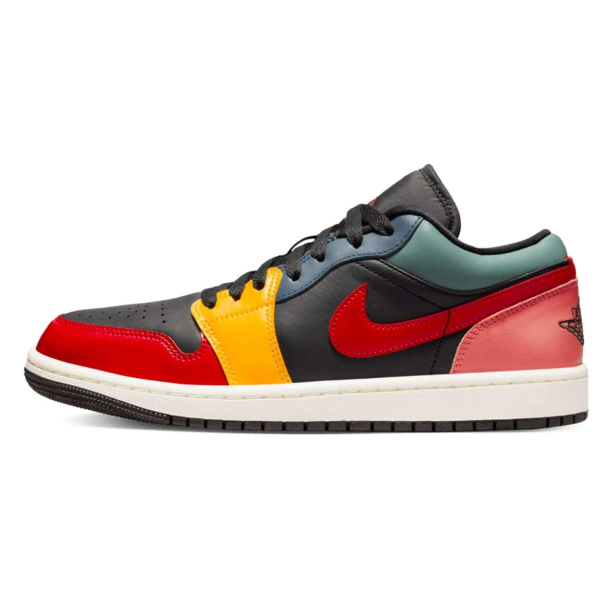 Air Jordan 1 Low SE Black Multi-Color Sneakers