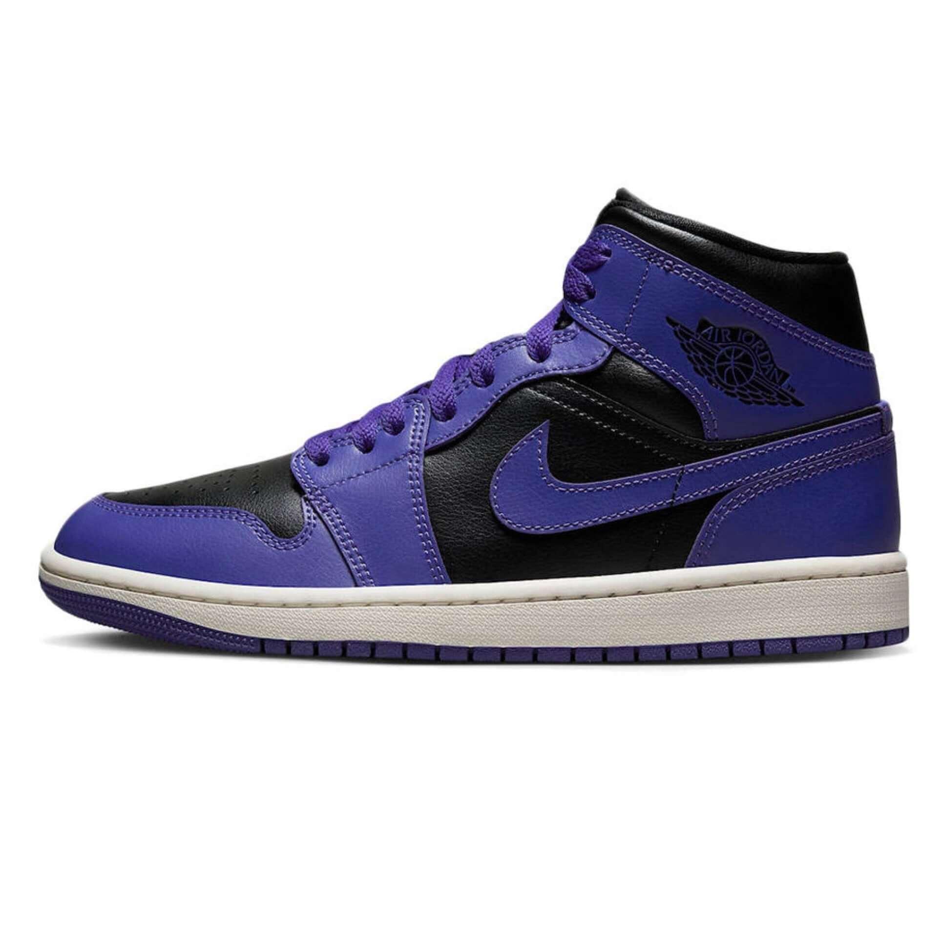 Air Jordan 1 Mid 'Purple Black' JORDAN