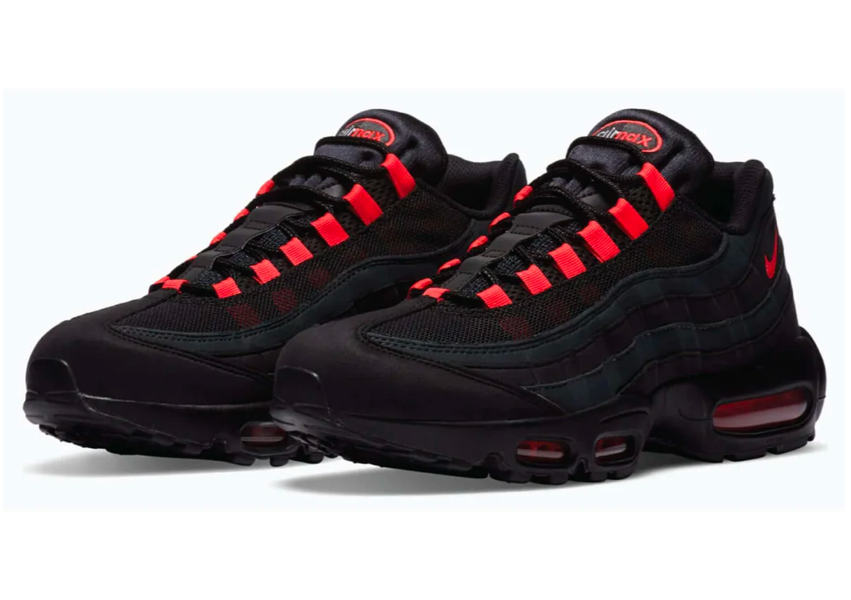 Nike Air Max 95 Black Laser Crimson
