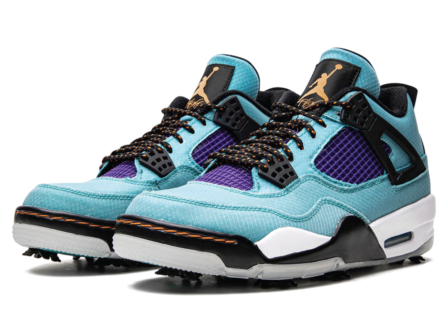 Air Jordan 4 Golf Teal Purple