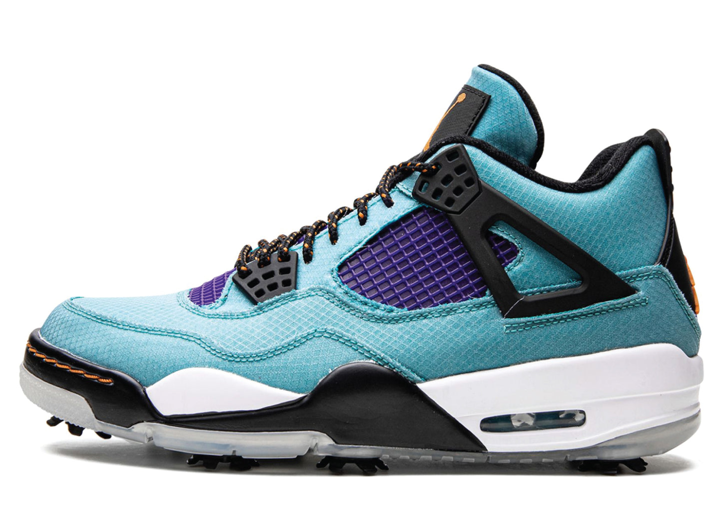 Air Jordan 4 Golf Teal Purple