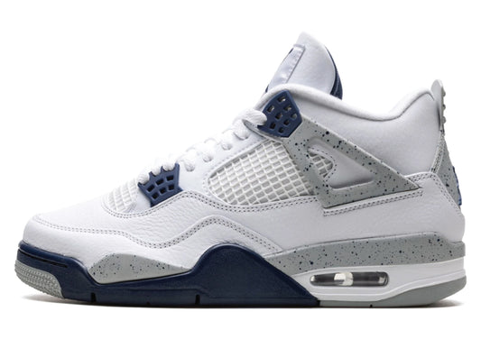 Air Jordan 4 Retro White Midnight Navy