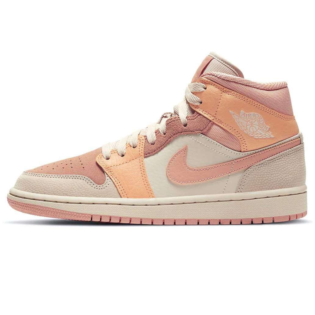 Air Jordan 1 Mid 'Apricot Orange' - Sneakers Forest