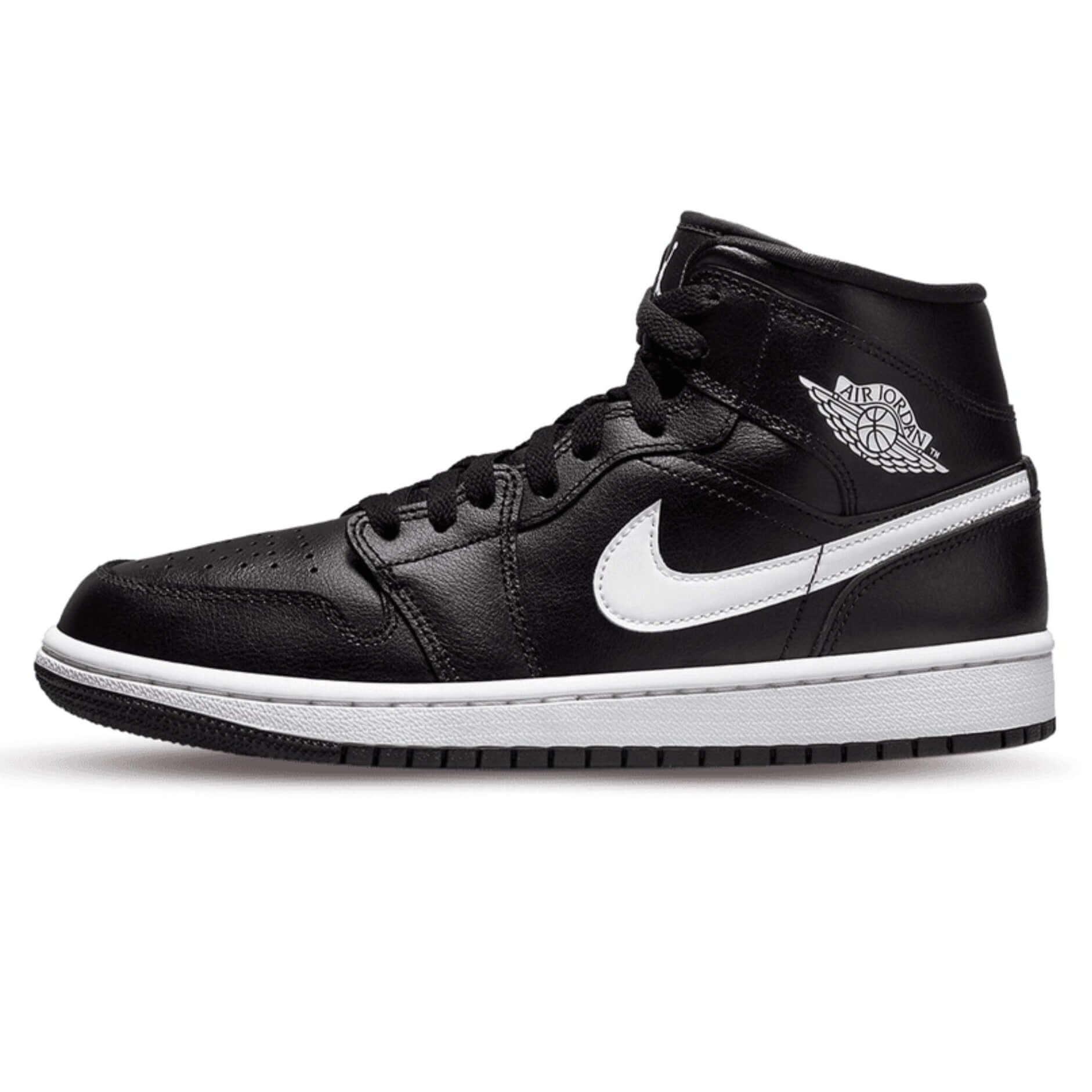 Air Jordan 1 Mid 'Black/White' JORDAN