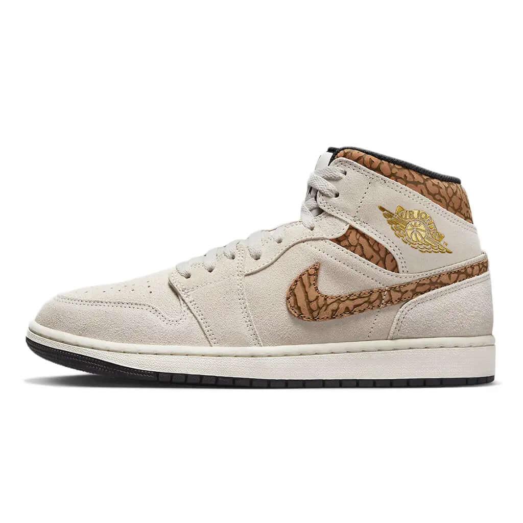 Air Jordan 1 Mid 'Brown Elephant' JORDAN