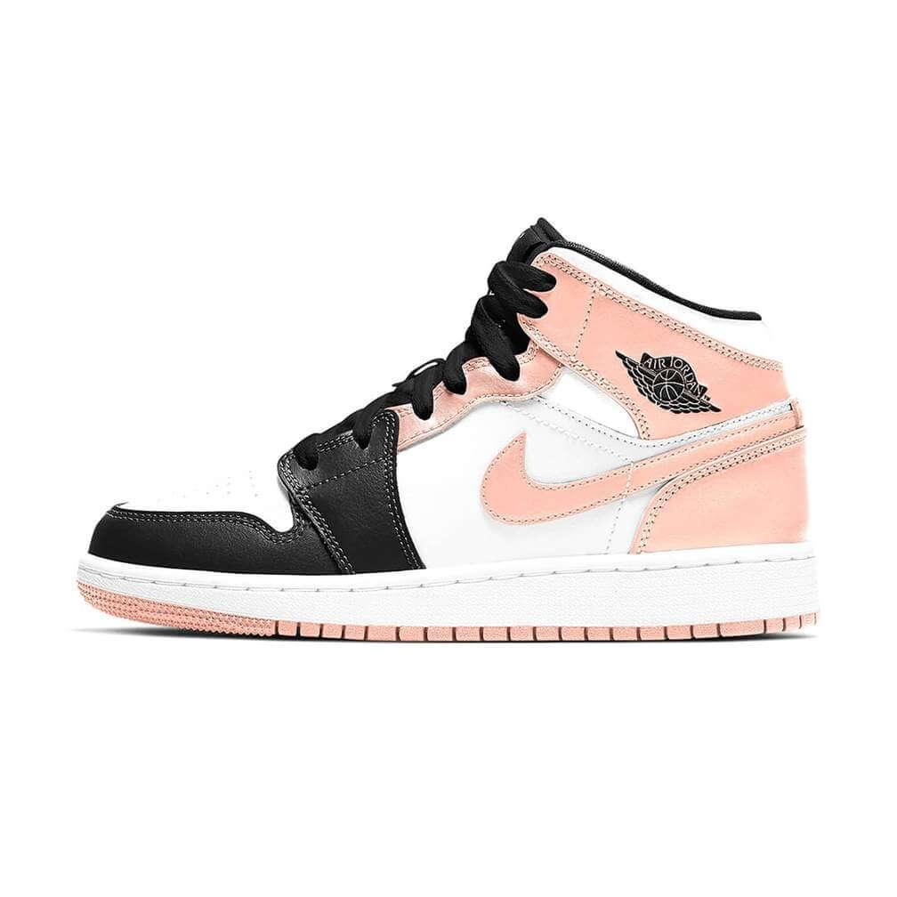 Air Jordan 1 Mid 'Crimson Tint Arctic Orange' - Sneakers Forest