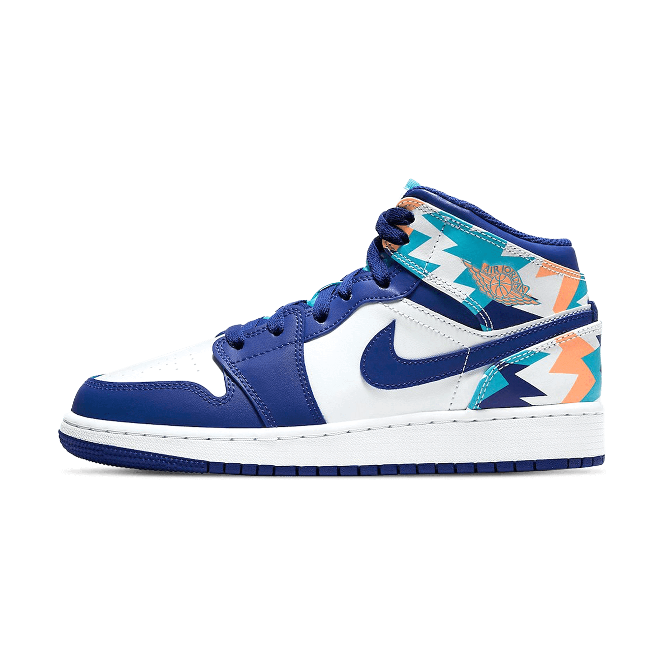 Air Jordan 1 Mid 'Geometric Print' - Sneakers Forest