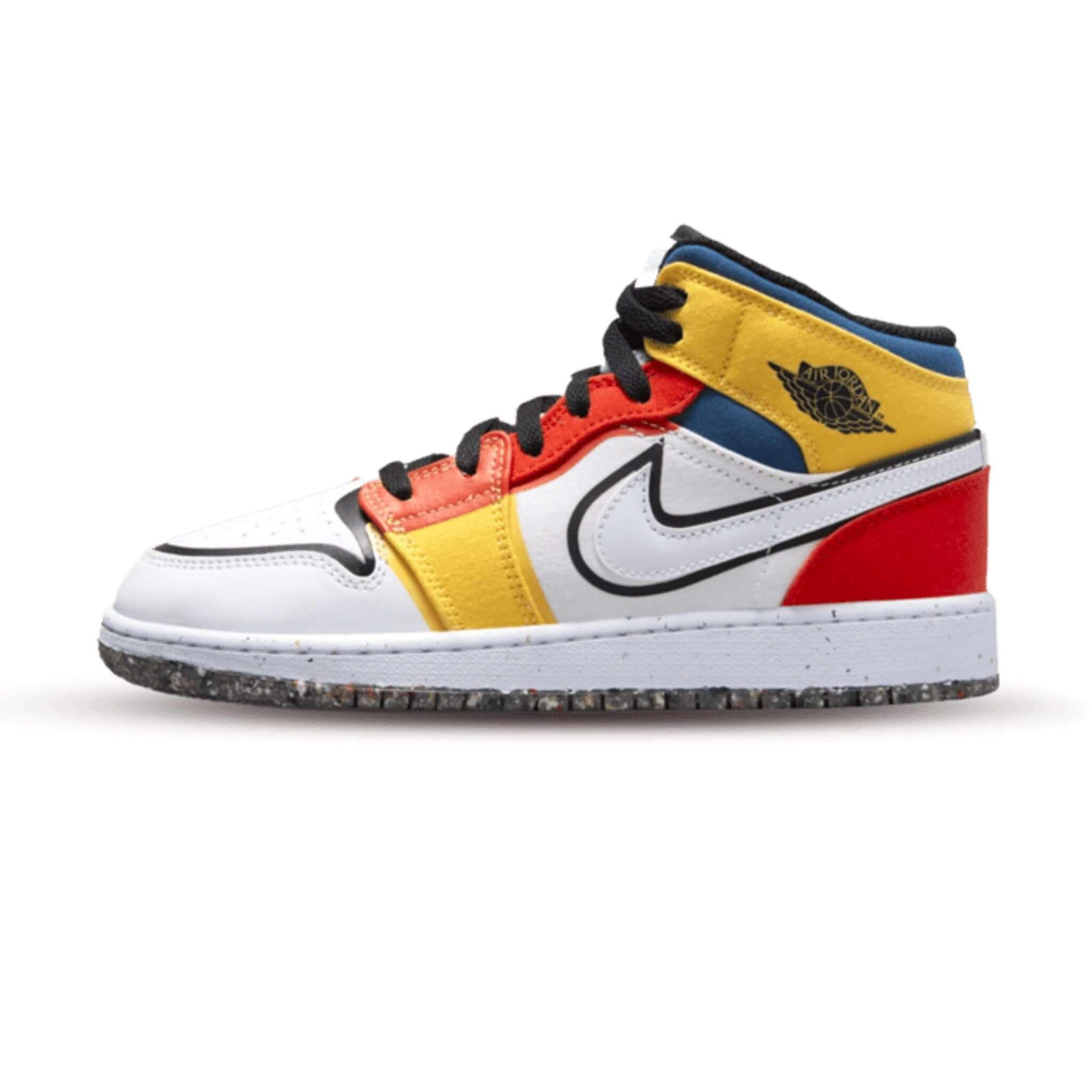 Air Jordan 1 Mid 'Multi-Colour Canvas' JORDAN