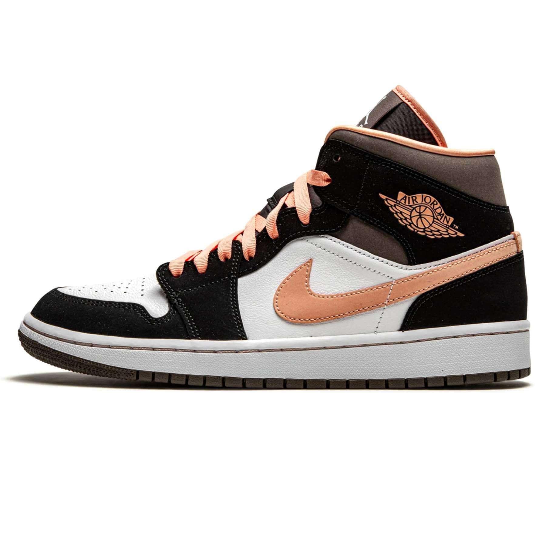 Air Jordan 1 Mid 'Peach Mocha' - Sneakers Forest