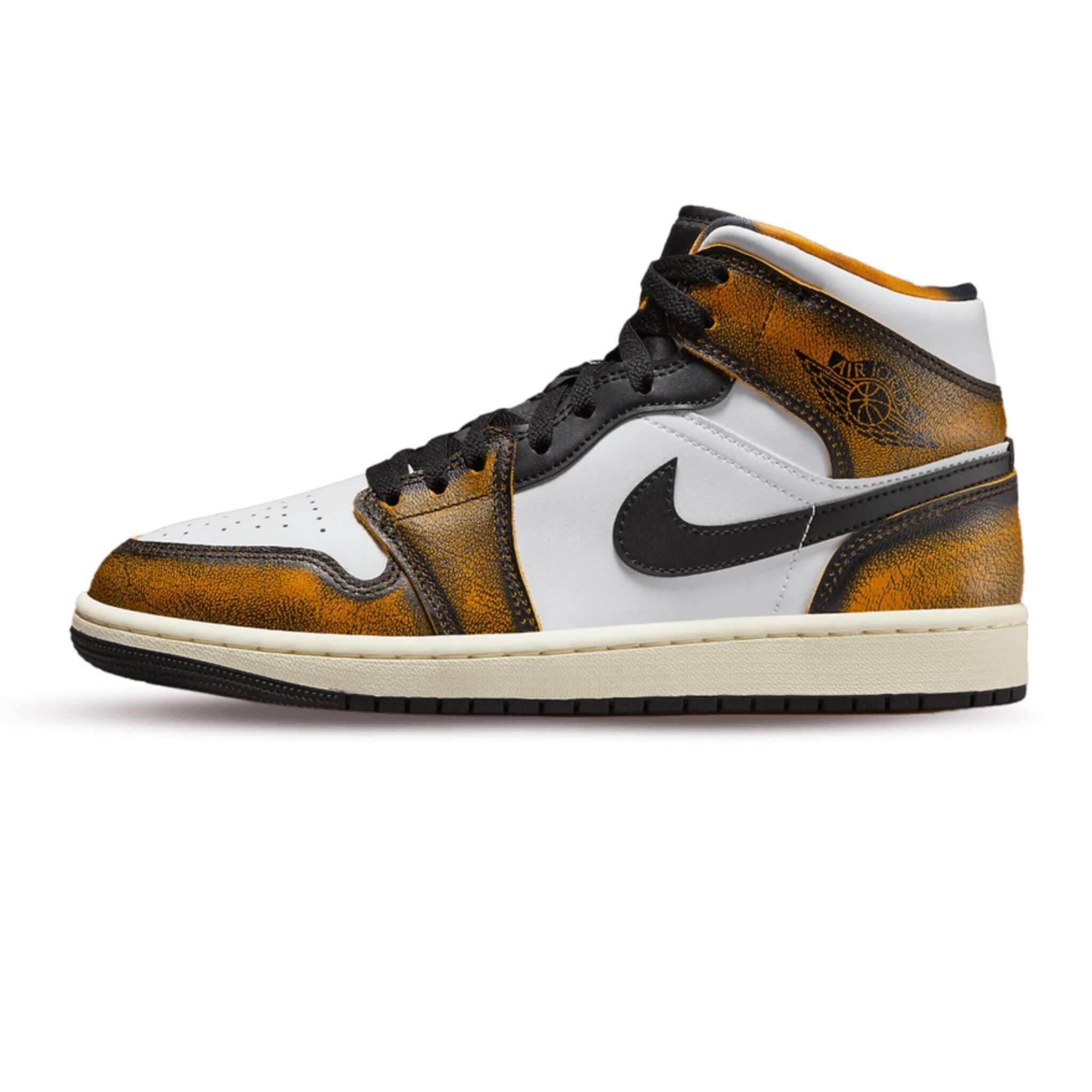 Air Jordan 1 Mid 'Wear-Away Orange' JORDAN