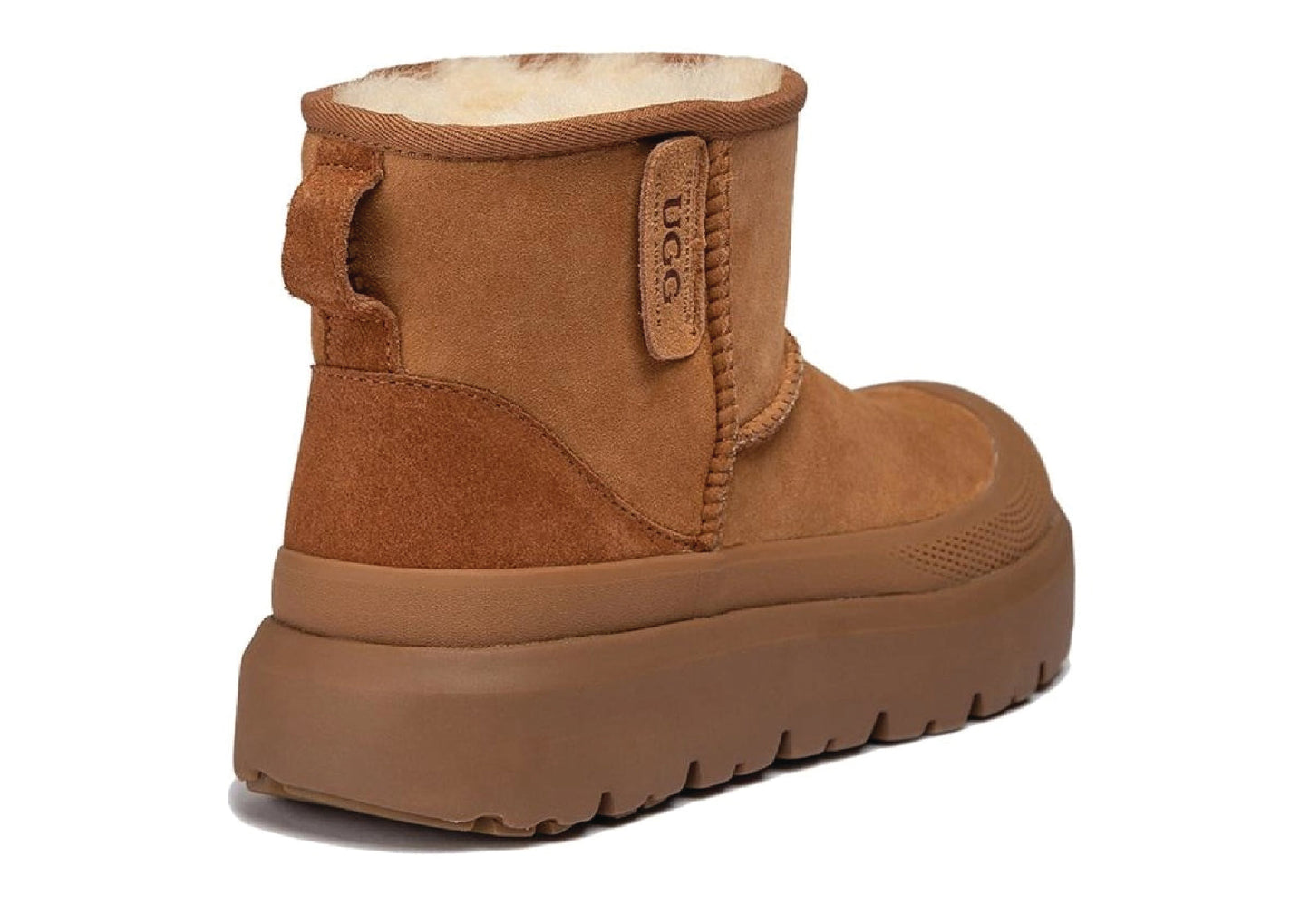 GG Ultimate Ankle Platform Boots Chestnut Women's