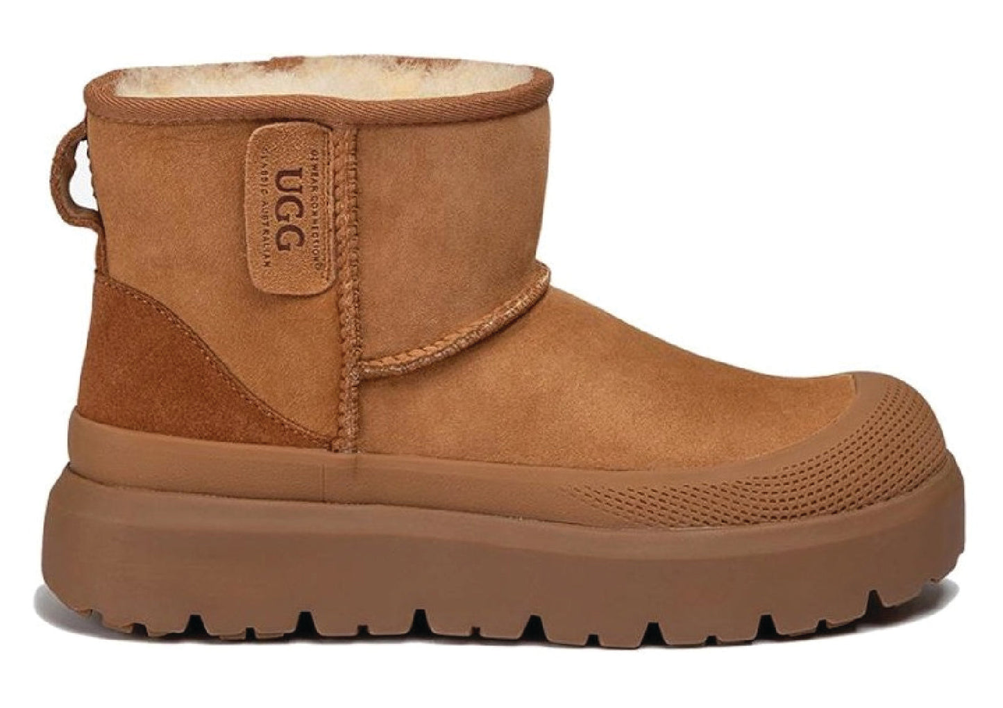 GG Ultimate Ankle Platform Boots Chestnut Women's