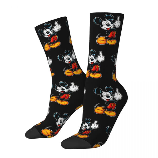 Fashion Hip Hop Mickey Cartoon High Quality Sock