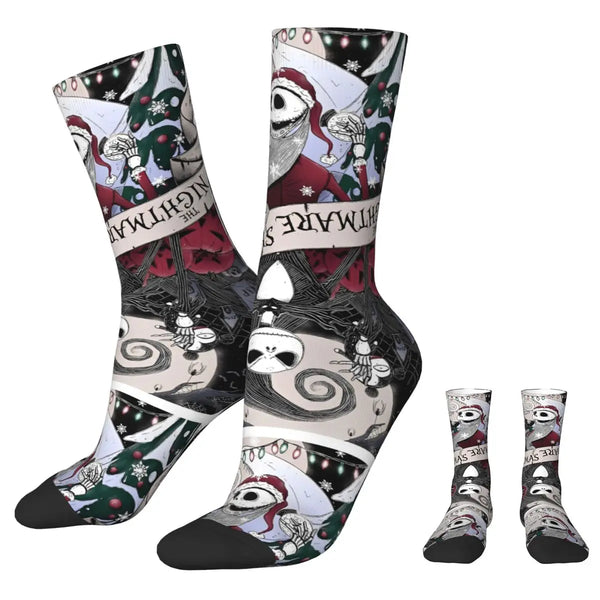 Jack Cartoon Halloween Sweat Absorbing Sports Socks