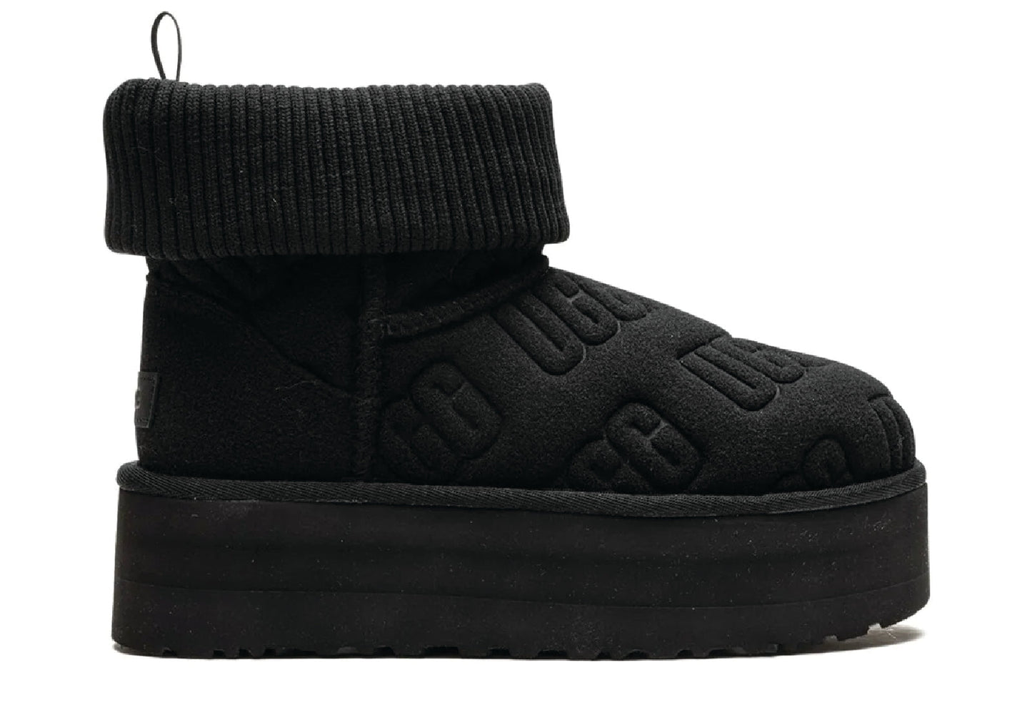 UGG Classic Mini Platform Felted Black Women's
