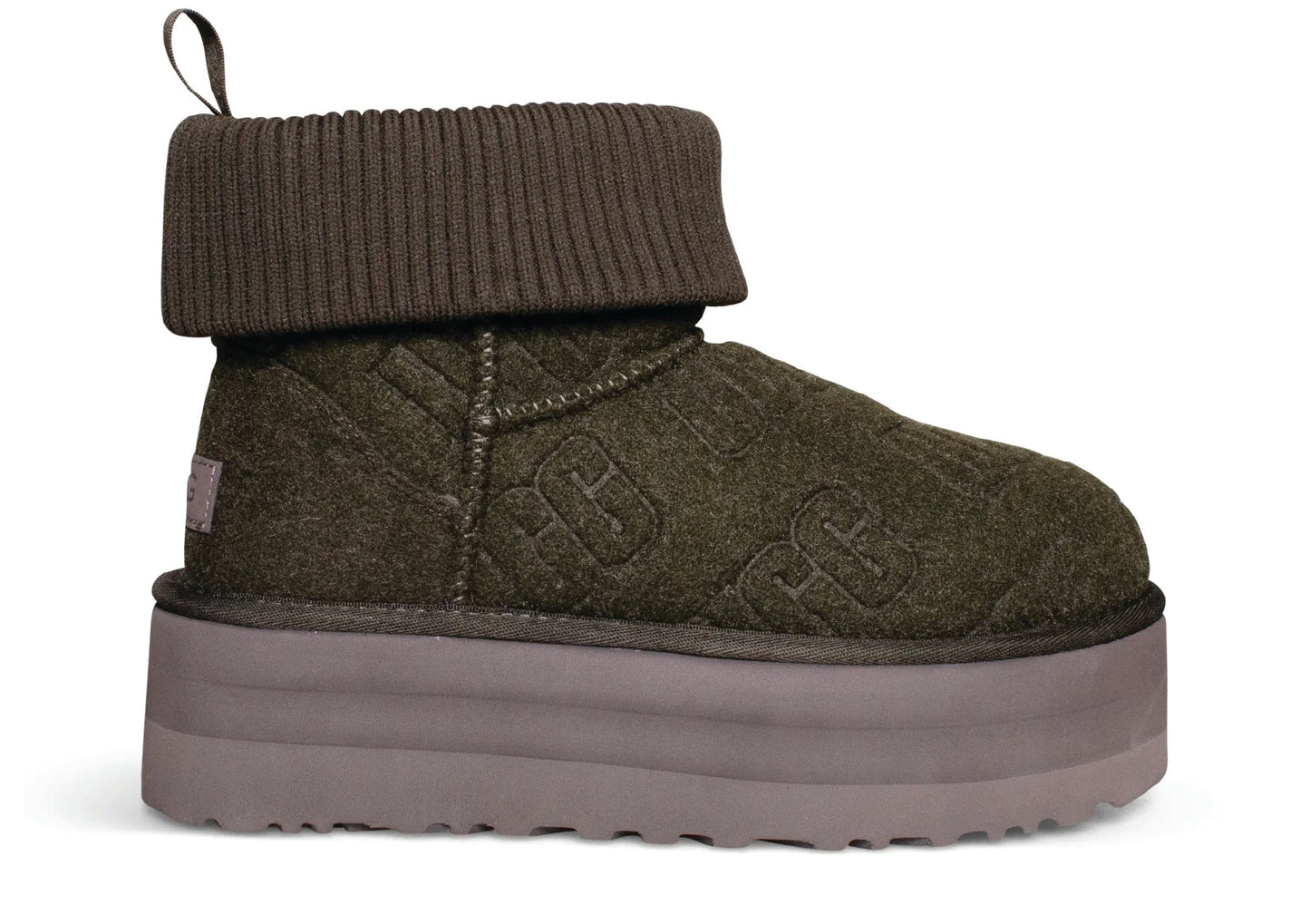 UGG Classic Mini Platform Felted Forest Night Women's