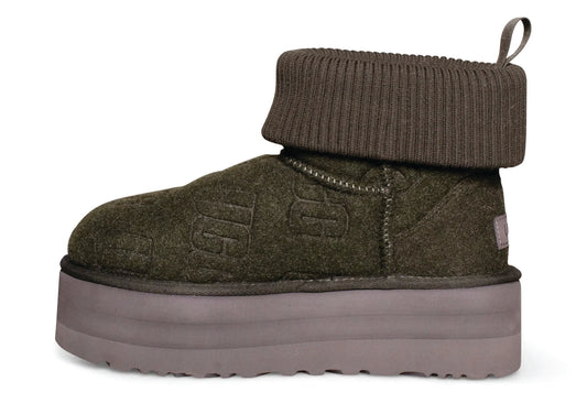 UGG Classic Mini Platform Felted Forest Night Women's