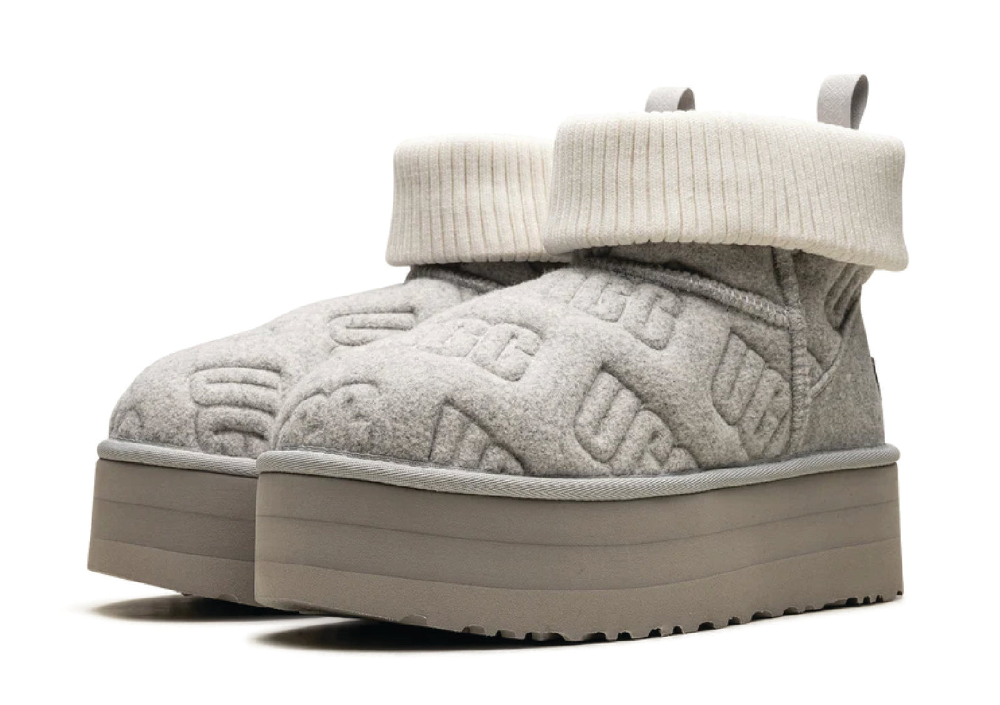 UGG Classic Mini Platform Felted Grey Women's