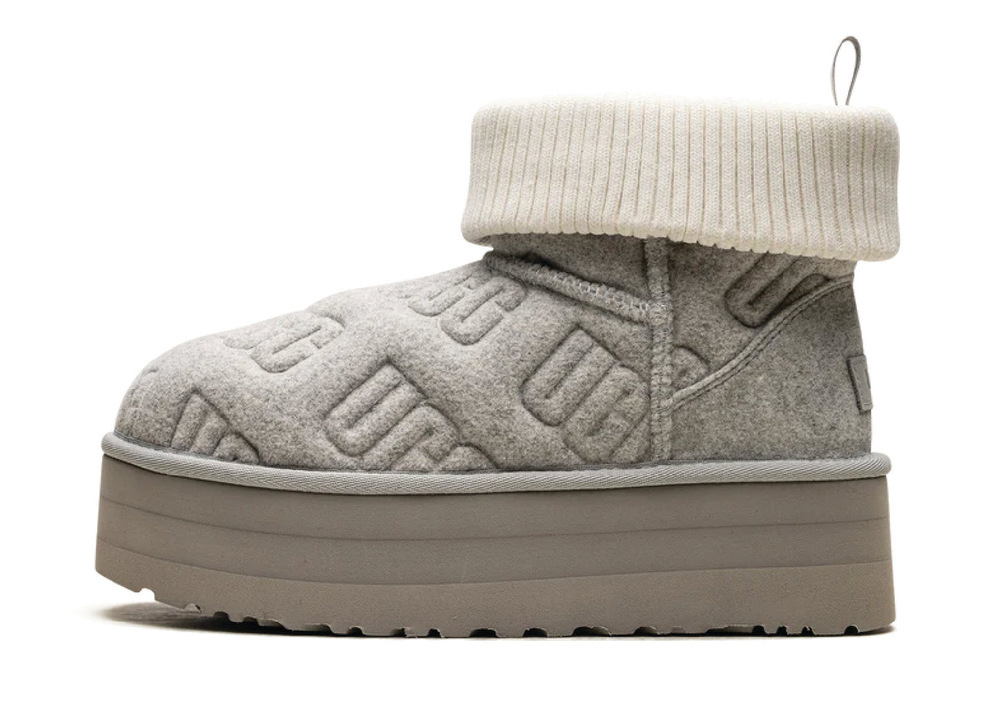 UGG Classic Mini Platform Felted Grey Women's