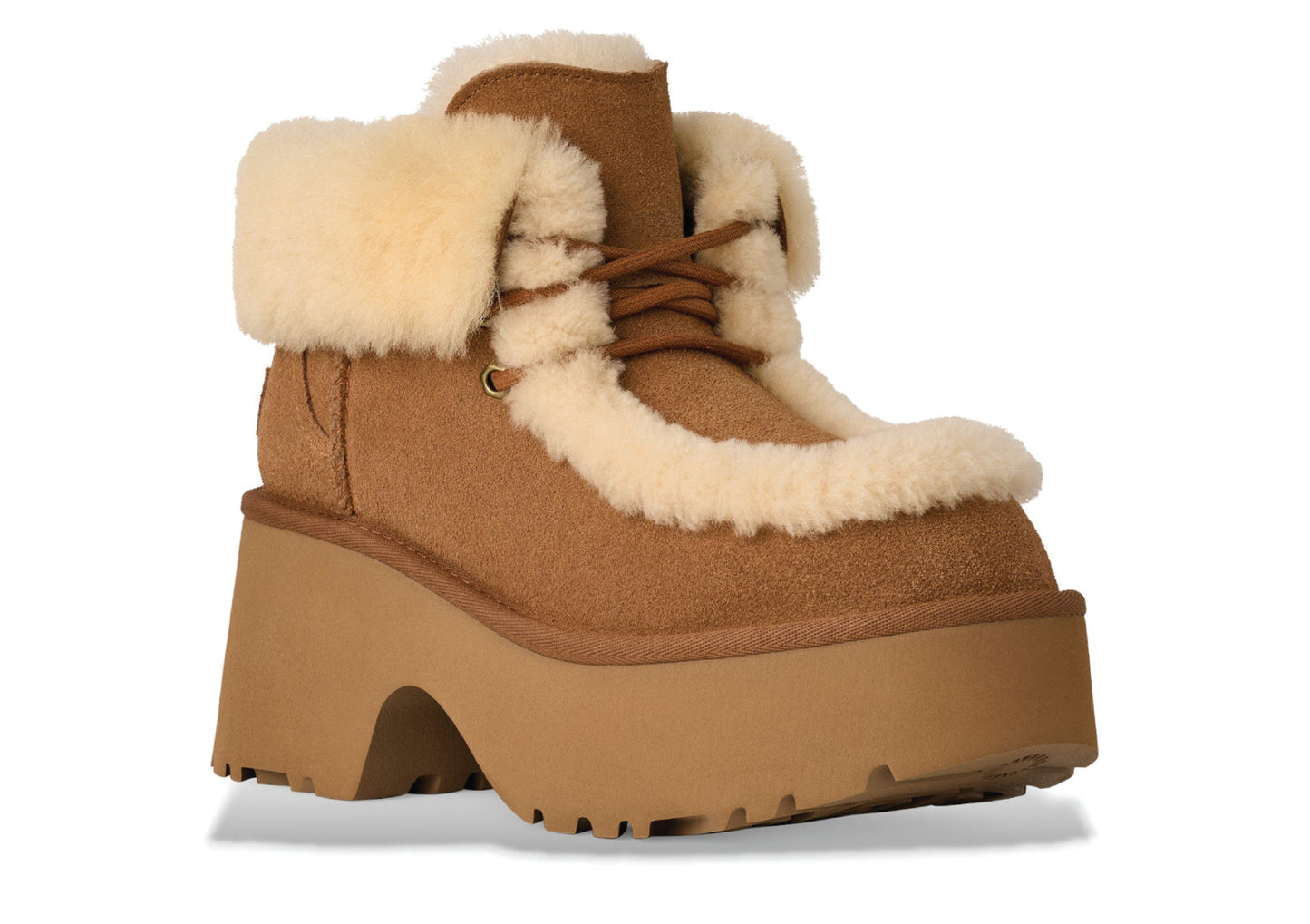 UGG Esmee Lace Up Chestnut Women's