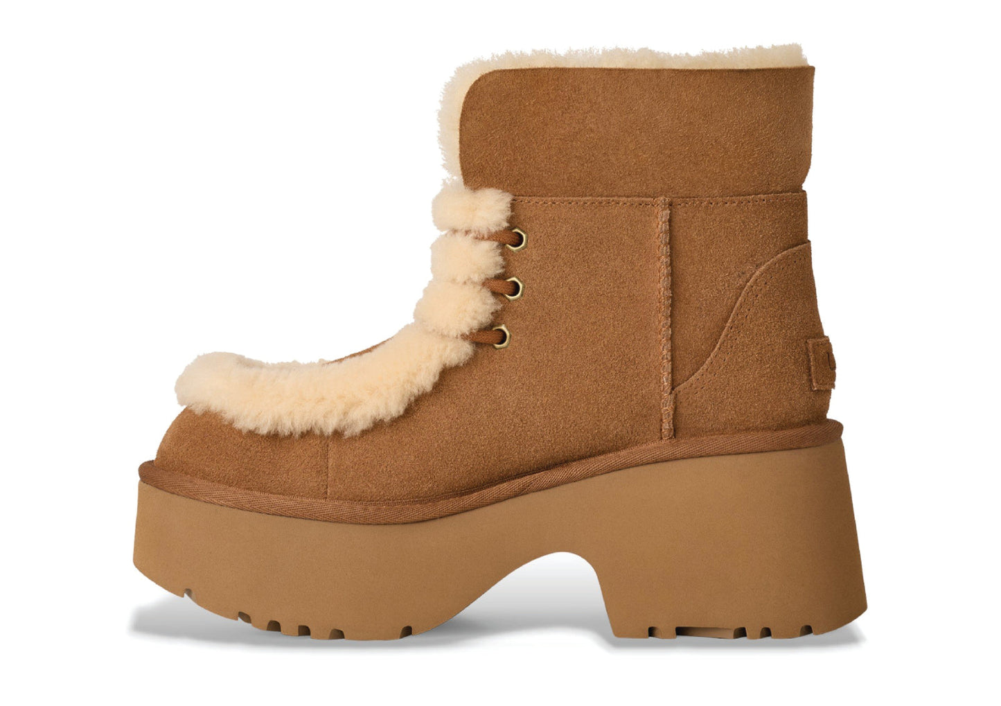 UGG Esmee Lace Up Chestnut Women's
