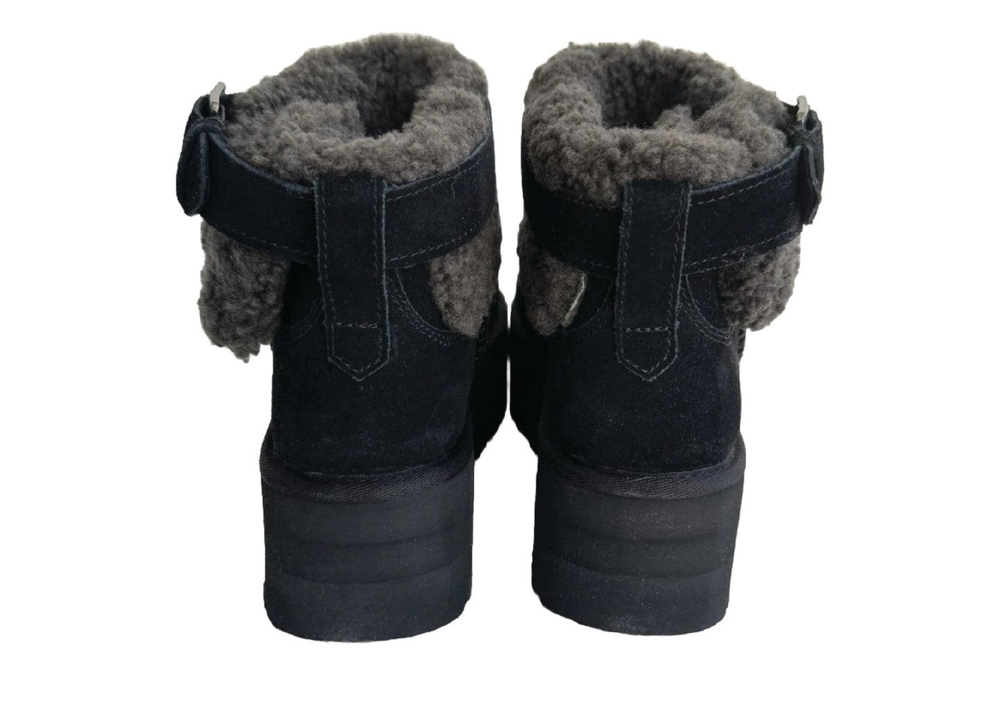 UGG Ultra Mini Belted Roller Boot Black Women's