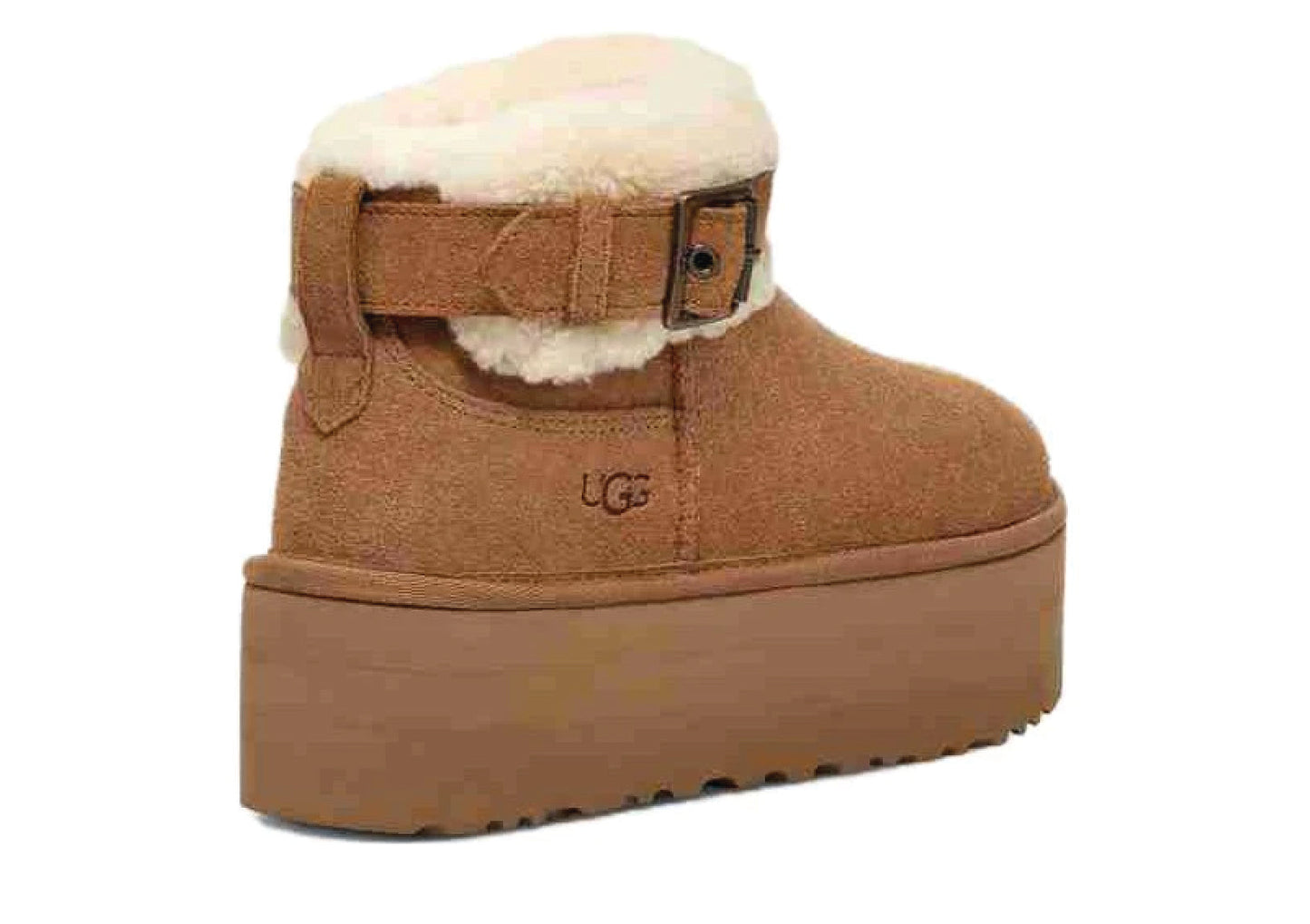 UGG Ultra Mini Belted Roller Boot Chestnut Women's