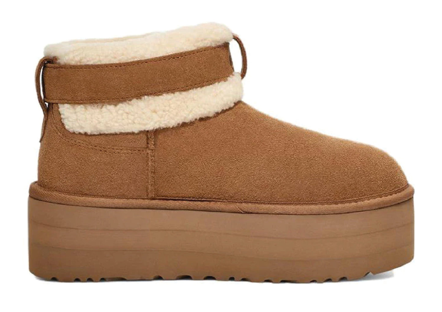 UGG Ultra Mini Belted Roller Boot Chestnut Women's