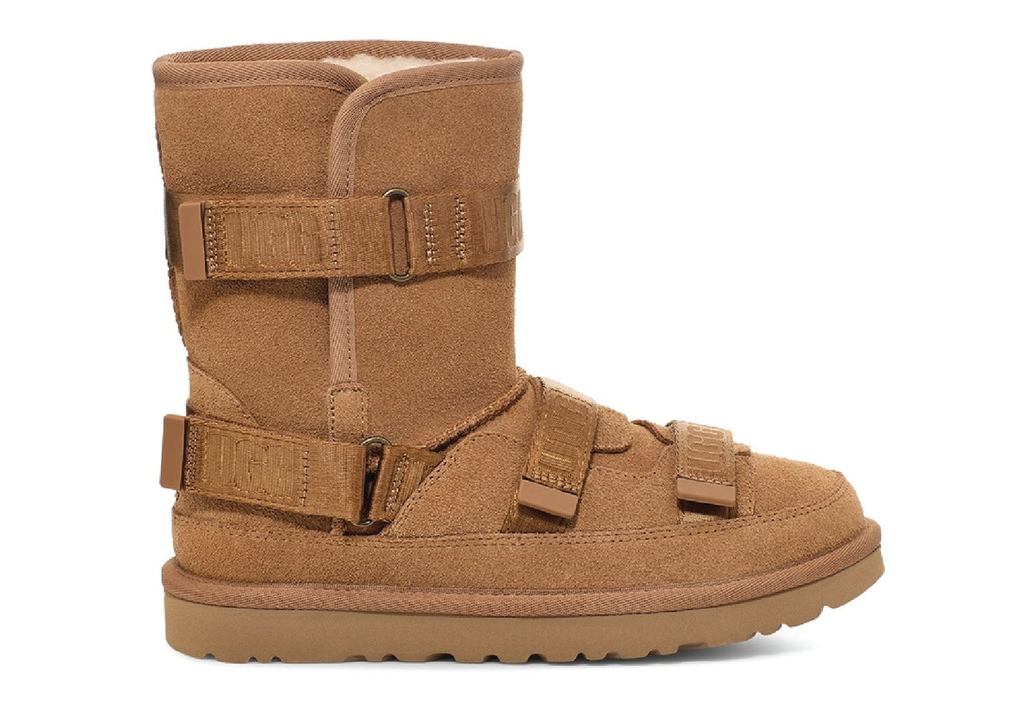 (WMNS) UGG Classic Short Hybrid Boot Chestnut
