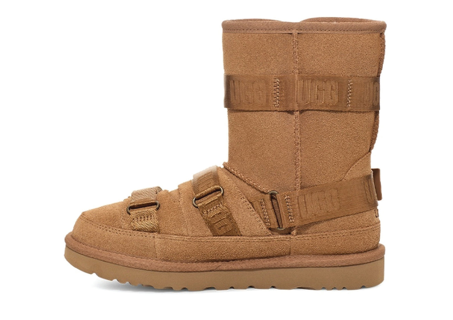 (WMNS) UGG Classic Short Hybrid Boot Chestnut