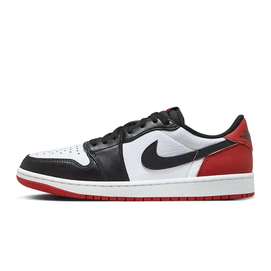 Air Jordan 1 Retro Low OG Black Toe Sneakers