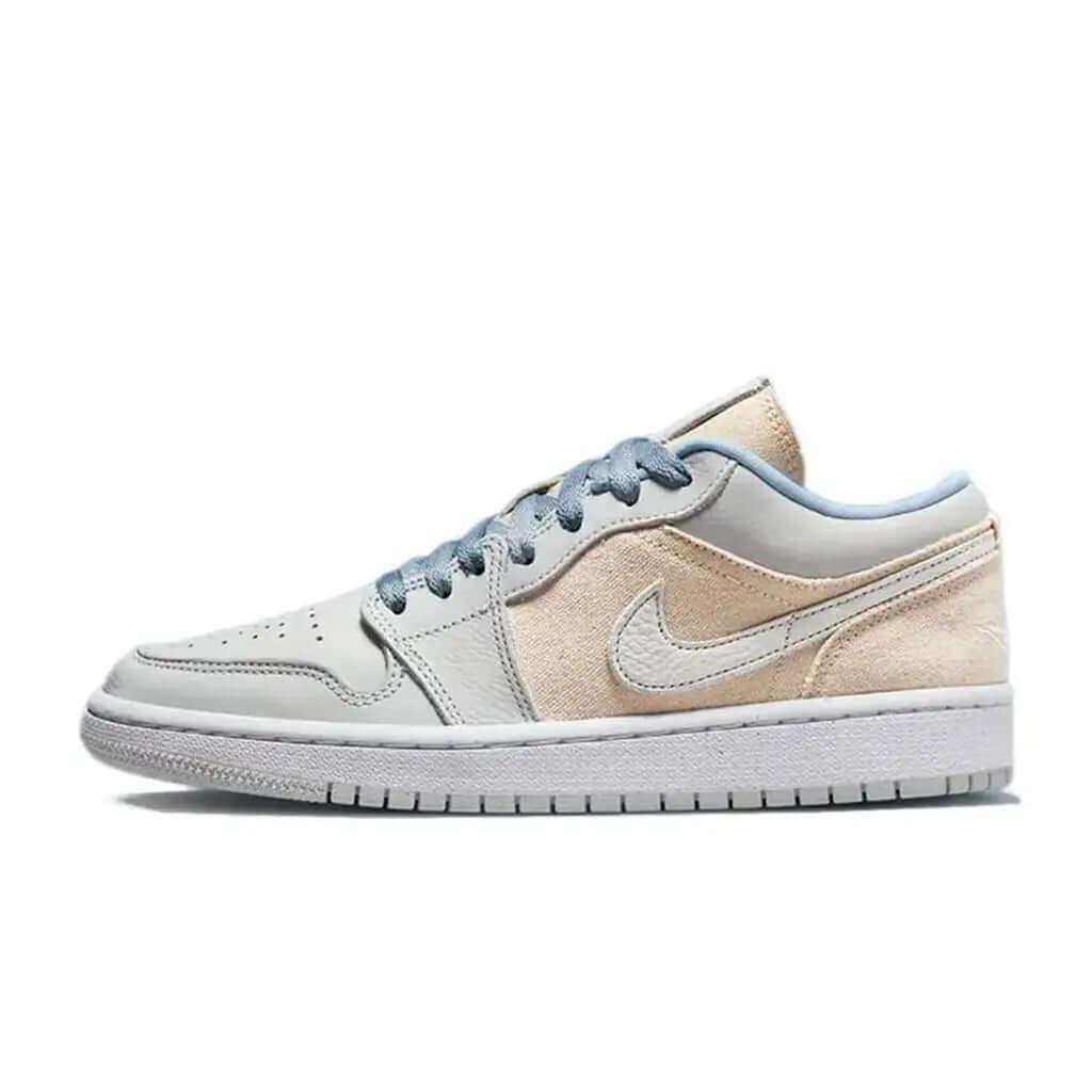 Air Jordan 1 Low Se Canvas Iris Whisper Sail Sneakers