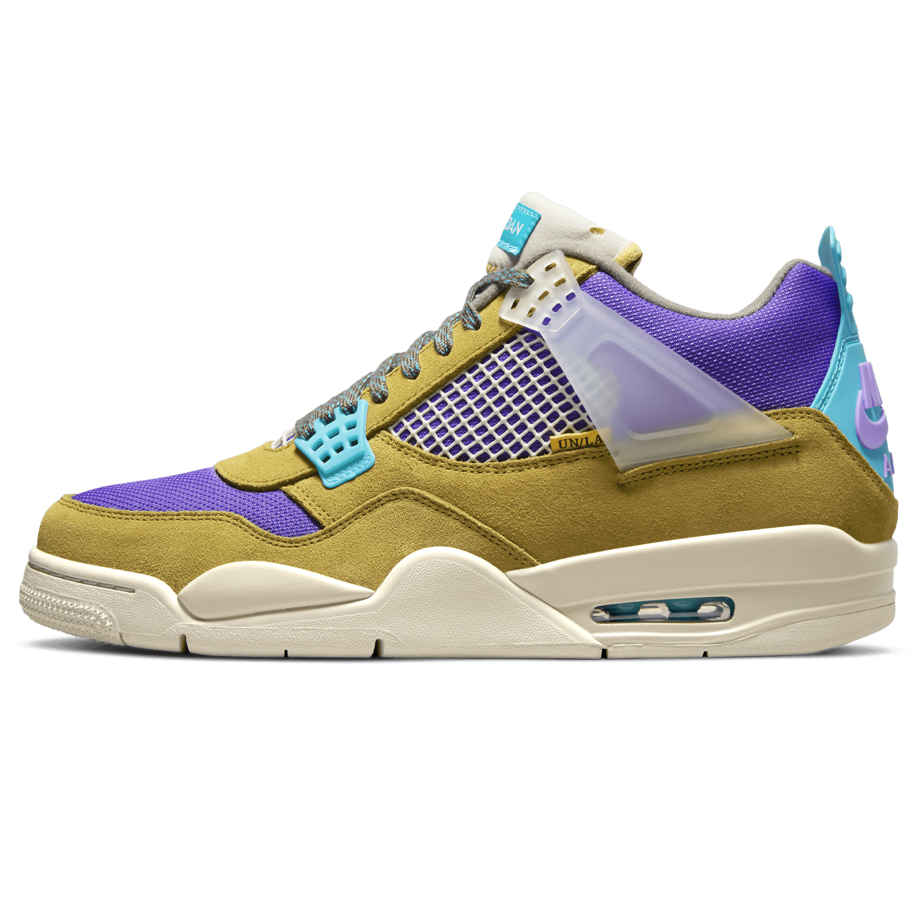 Union LA x Air Jordan 4 Retro Desert Moss Sneakers