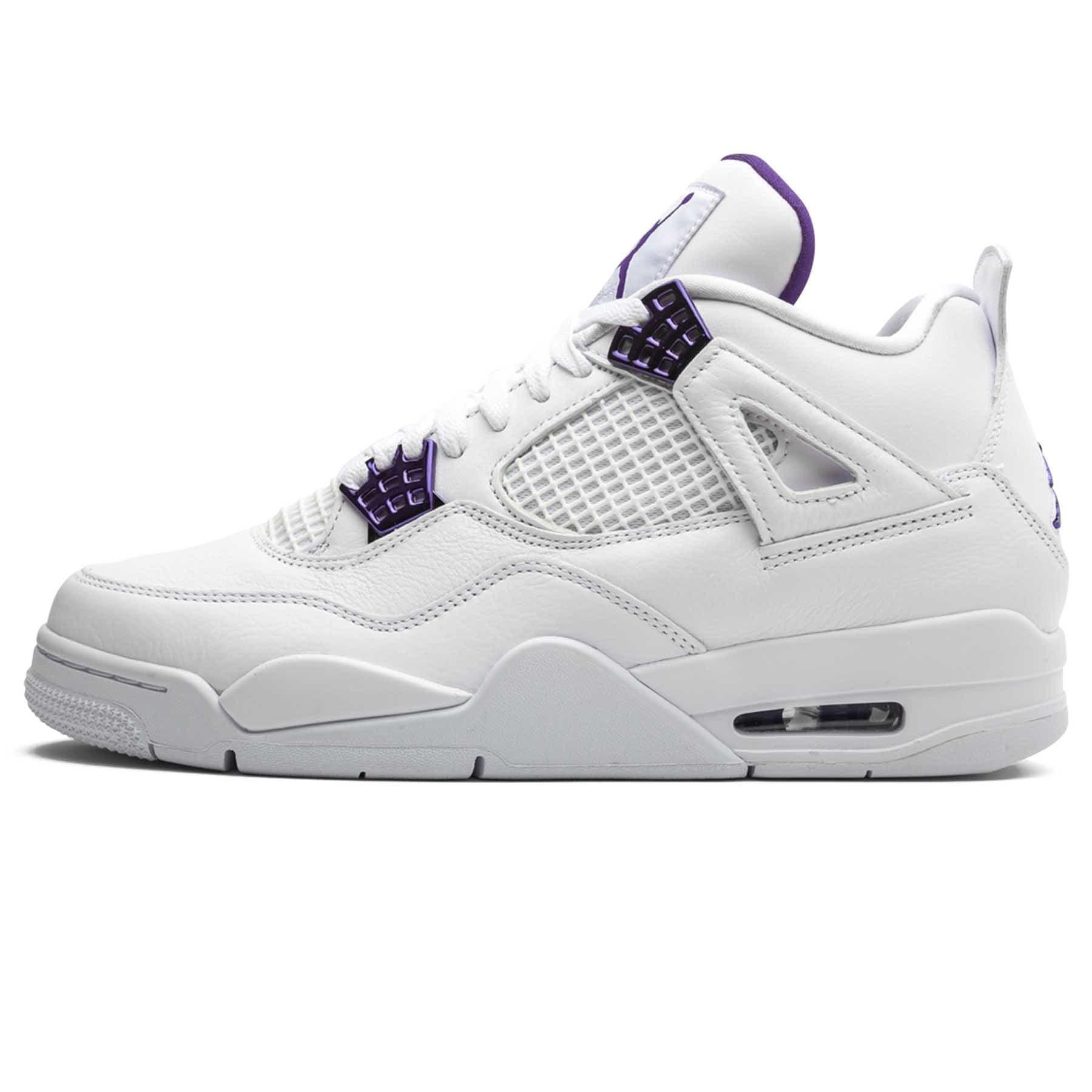 Air Jordan 4 Retro Purple Metallic Sneakers