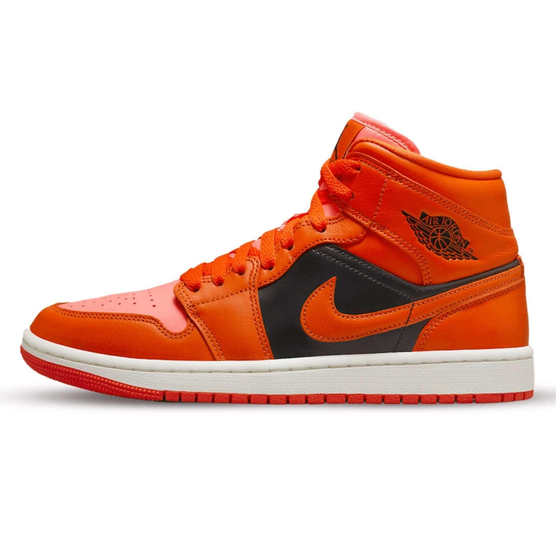 Air Jordan 1 Mid 'Orange Black' JORDAN