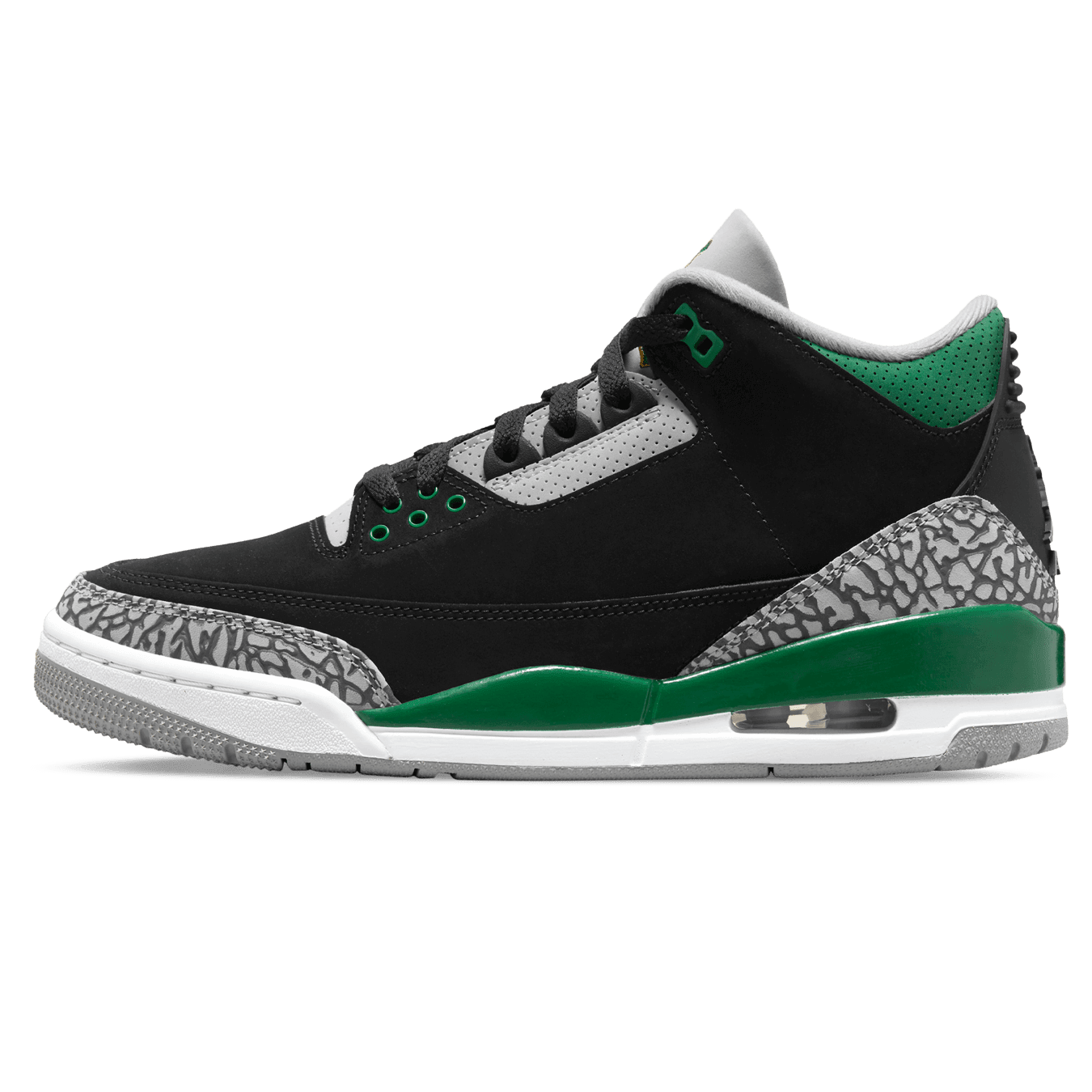 Air Jordan 3 Retro Pine Green Sneakers 