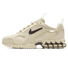 Stussy x Nike Air Zoom Spiridon Caged 2 Fossil Sneakers