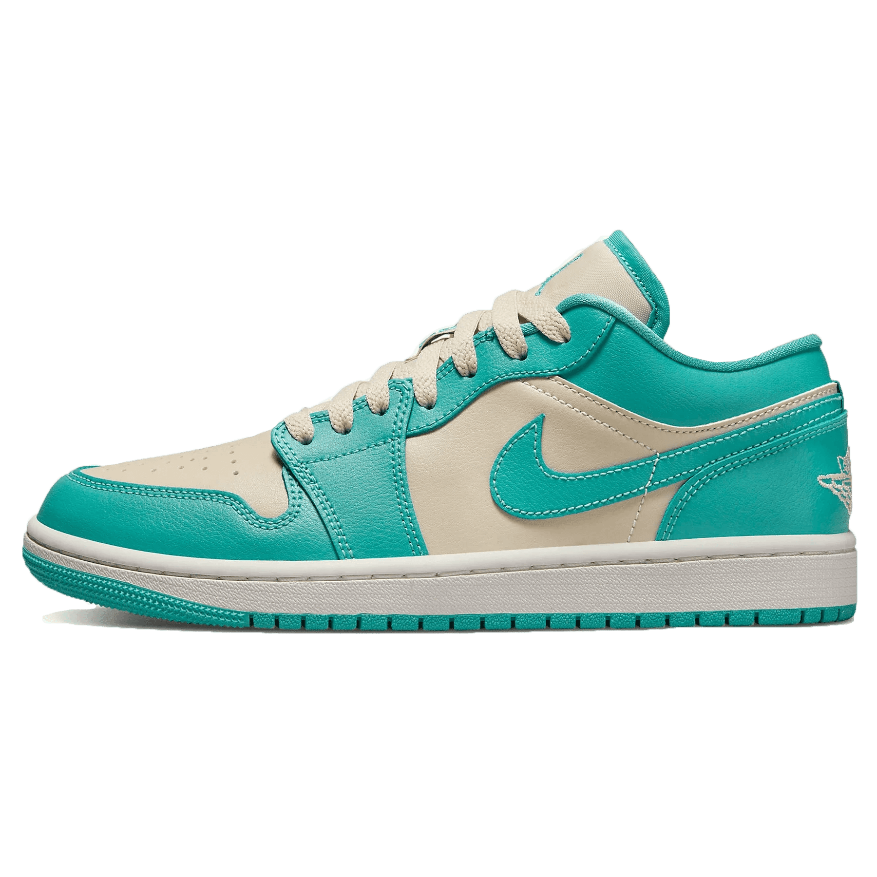 Air Jordan 1 Low Wmns 'Tropical Teal Sandy Beige'
